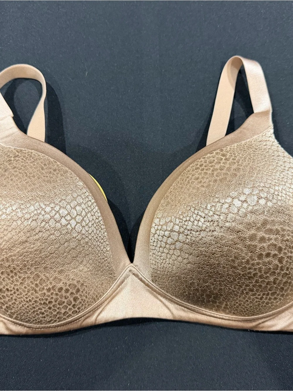Warner's Metallic Tan Smooth Molded Bra #W4013 40B